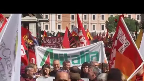 Grève en Italie pour sauver les emplois