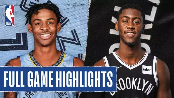 GRIZZLIES at NETS | FULL GAME HIGHLIGHTS | March 4, 2020