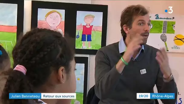 Paris2024. Julien Benneteau de retour dans son école à Bourg-en-Bresse