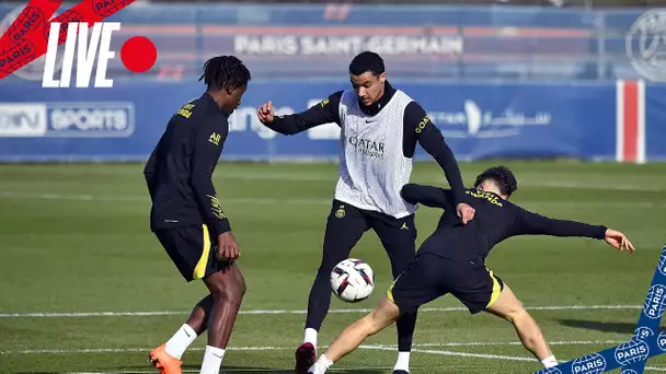 ⚽️ 15 minutes training session pre Paris Saint-Germain - FC Nantes 🔴🔵
