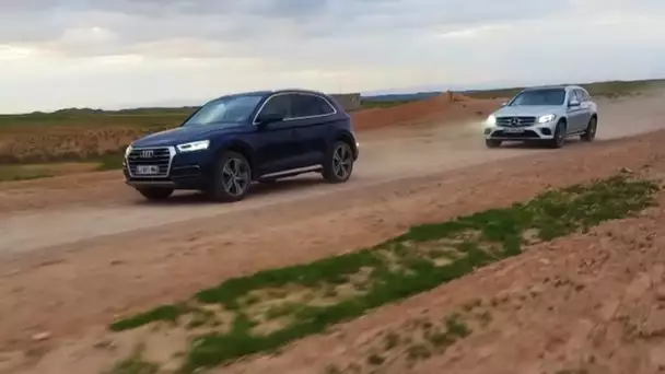 Le face à face entre l'Audi Q5 et la Mercedes Benz GLC