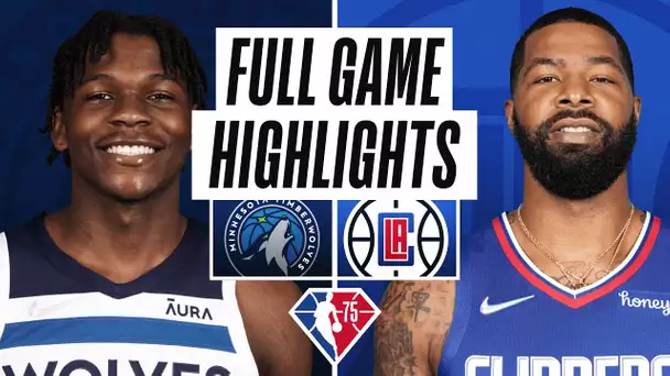 TIMBERWOLVES at CLIPPERS | FULL GAME HIGHLIGHTS | January 3, 2022