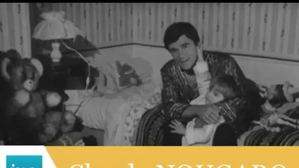 Claude Nougaro et sa fille Cécile en 1964 - Archive INA