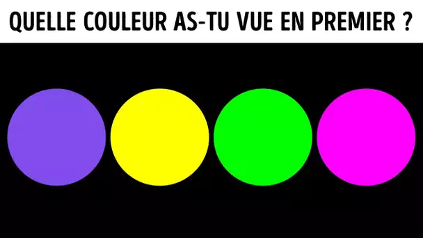 Quel Est Ton Âge Mental ? Choisis Une Couleur Pour Le Découvrir