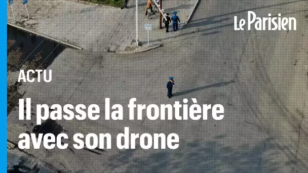 Il envoie son drone filmer une ville en Corée du Nord depuis la Chine et ramène des images étonnante