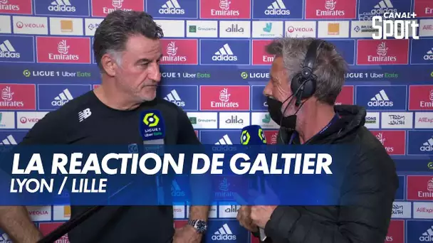 La réaction de Christophe Galtier après Lyon / Lille
