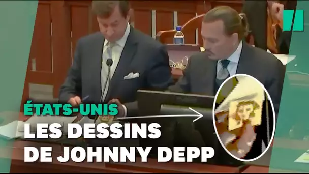 Les dessins de Johnny Depp à son procès ne sont pas passés inaperçus