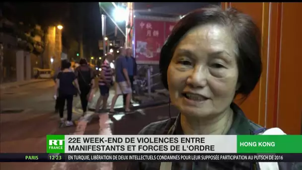 Nouveau week-end de violences entre manifestants et forces de l’ordre à Hong Kong