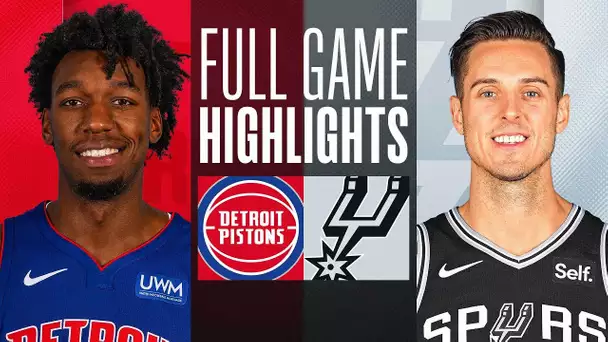 PISTONS at SPURS | FULL GAME HIGHLIGHTS | April 14, 2024