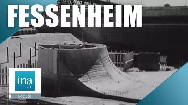 La construction de la centrale et le nouveau canal de Fessenheim en 1957 | Archive INA