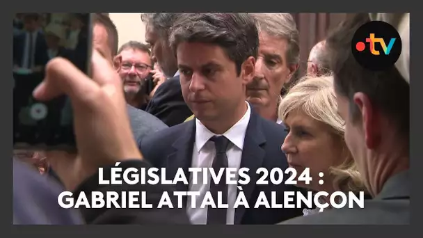 Législatives 2024 : Gabriel Attal à Alençon