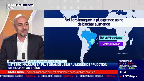 Axel Reinaud (NetZero) : NetZero inaugure son usine de production de biochar au Brésil