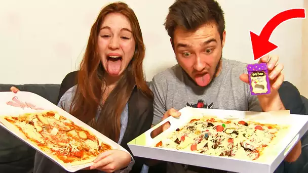 PIZZA AU VOMI ! - Pizza Challenge en Couple !!