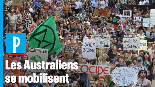 20 000 Australiens manifestent pour le climat à Sydney