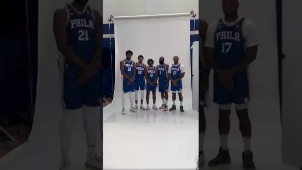 New Look Sixers 🔔👀#NBAMediaDay | #Shorts