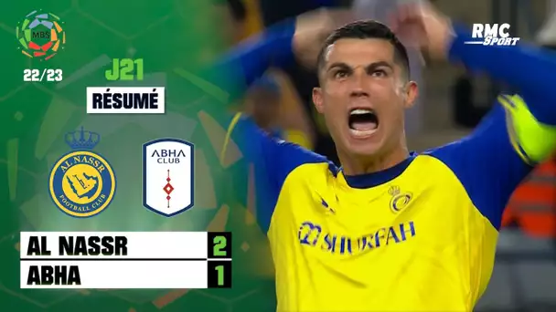 Cristiano Ronaldo renverse tout pour la victoire d'Al Nassr sur Abha (2-1)