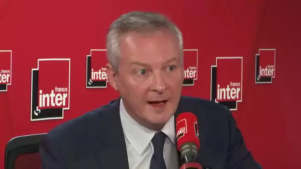 Bruno Le Maire au micro de Léa Salamé