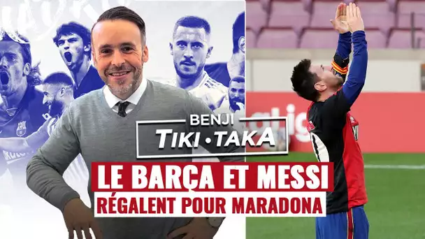 Benji Tiki Taka : Le Barça et Messi régalent pour Maradona