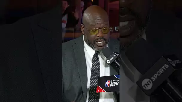 Shaq announces the KIA MVP… Shai Gilgeous-Alexander!