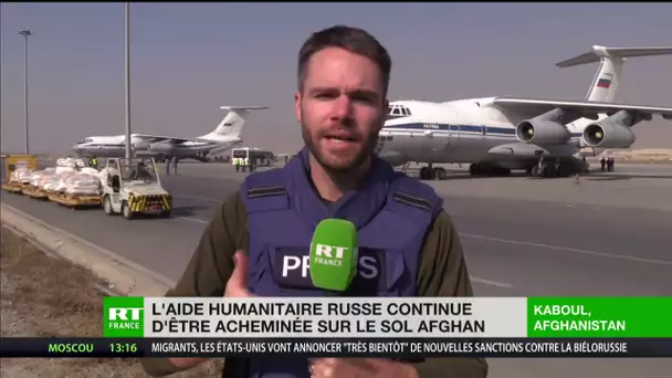 Afghanistan : l’aide humanitaire russe afflue à l’aéroport de Kaboul