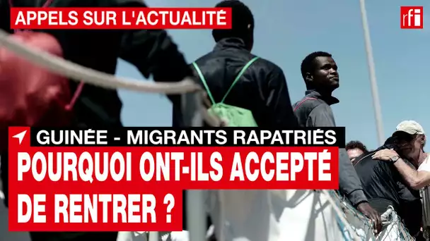 Guinée : des migrants volontaires au retour ? • RFI