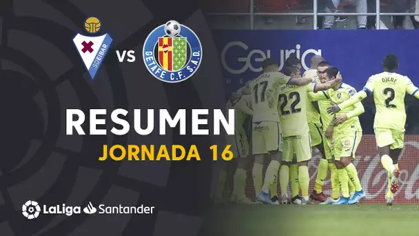 Resumen de SD Eibar vs Getafe CF (0-1)