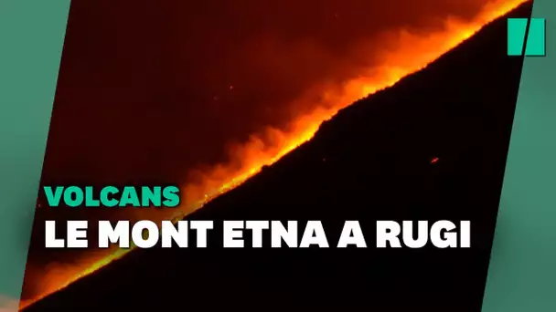 Entré en éruption, le mont Etna a offert un spectacle impressionnant aux Italiens