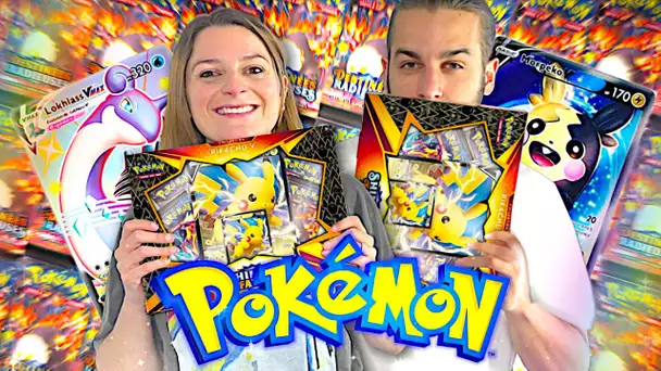 ON OUVRE LES MEILLEURS COFFRETS POKEMON PIKACHU ! OUVERTURE CARTES POKEMON DESTINEES RADIEUSES