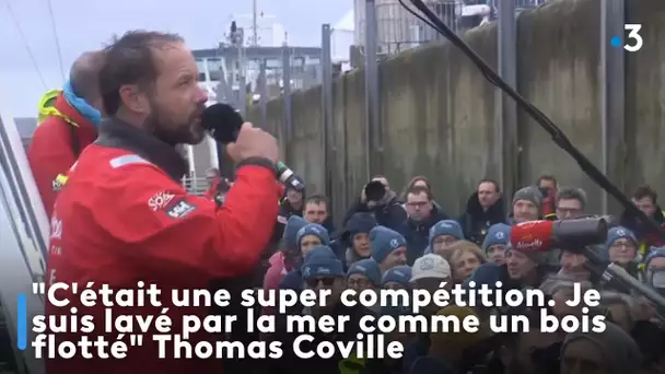 "C'était une super compétition. Je suis lavé par la mer comme un bois flotté" Thomas Coville