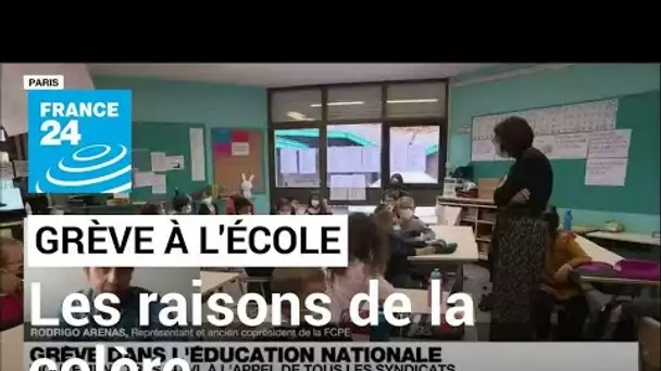 Grève dans l'Éducation nationale : les raisons de la colère • FRANCE 24