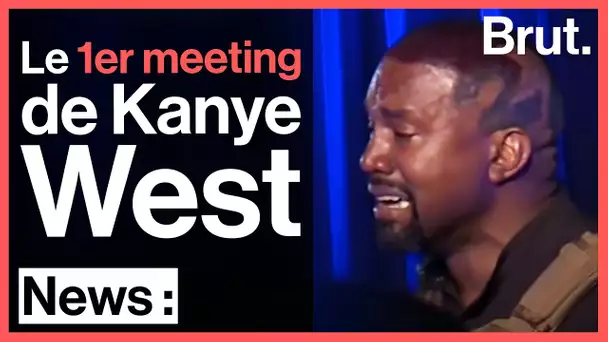 Aperçu du 1er meeting de Kanye West, candidat à la présidence des États-Unis