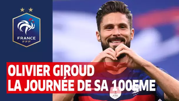 Dans les pas d'Olivier Giroud pour sa 100e, Equipe de France I FFF 2020