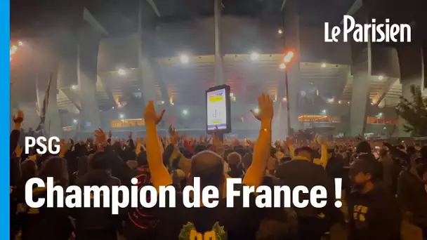 PSG : les supporters ont fêté le dixième titre de champion de France sans les joueurs