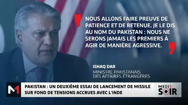 Pakistan : un 2ème essai de lancement de missile sur fond de tensions accrues avec l´Inde