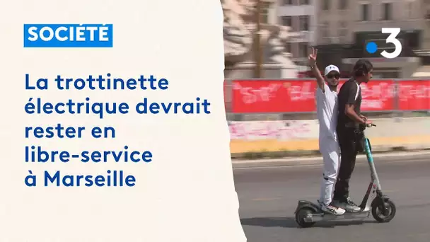 La trottinette électrique devrait rester en libre-service à Marseille