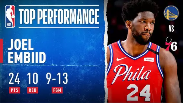 Joel Embiid Records 24 PTS For 76ers