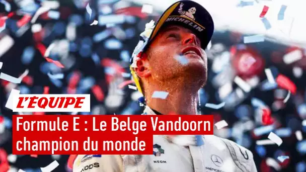 Formule E : Le Belge Stoffel Vandoorne champion du monde après sa deuxième place à l'E-Prix de Séoul