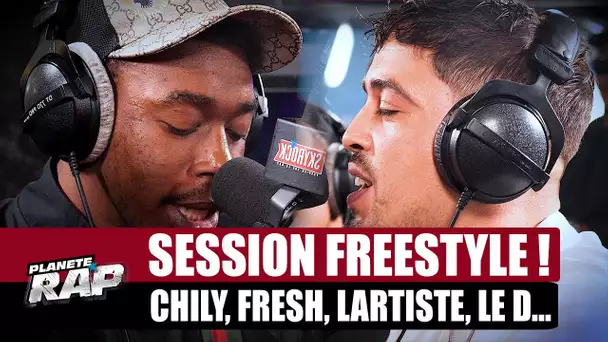 SESSION LIVE avec Chily, Guy2Bezbar, Lartiste, Fresh La Douille, Le D & Dj Hamida ! #PlanèteRap