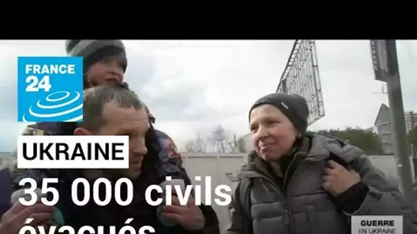 Quelque 35 000 civils évacués mercredi de villes ukrainiennes (Zelensky) • FRANCE 24