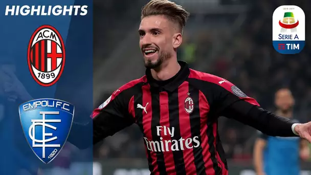 Milan 3-0 Empoli | Castillejo Completes Thumping Win For Hosts | Serie A