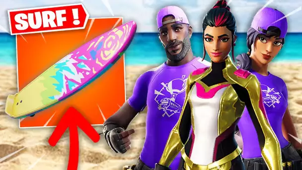 FAIRE DU SURF QUAND LA MAP SERA INONDÉE SUR FORTNITE ... (+ 14 NOUVEAUX MODES ET SKIN SECRET)