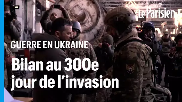 Zelensky sur le point le plus chaud du front à Bakhmout au 300e jour de l'invasion de l'Ukraine