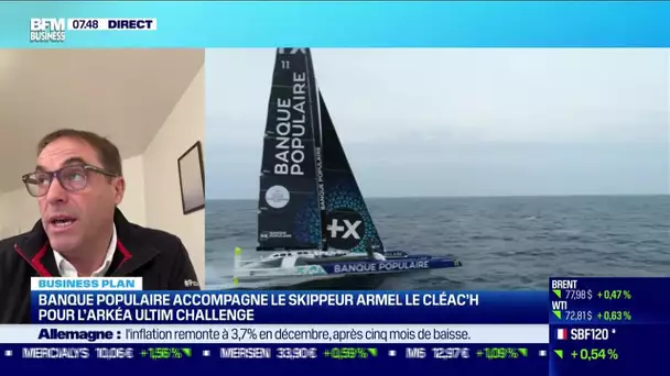 Ronan Lucas (Banque Populaire) : Banque Populaire a choisi de s'associer depuis 35 ans à la voile