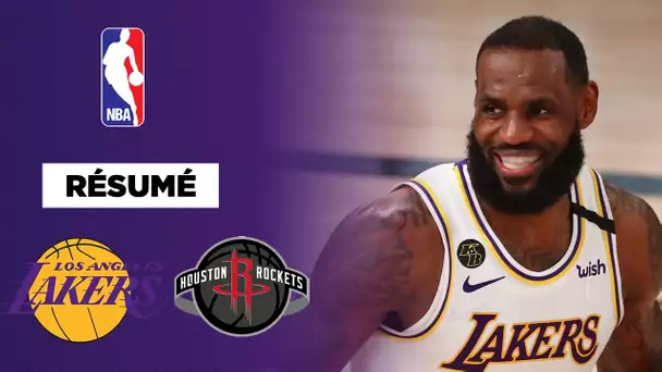 Résumé NBA VF : Avec LeBron et Rondo, les Lakers prennent l’avantage face aux Rockets !