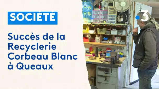 Succès de la Recyclerie Corbeau Blancà Queaux