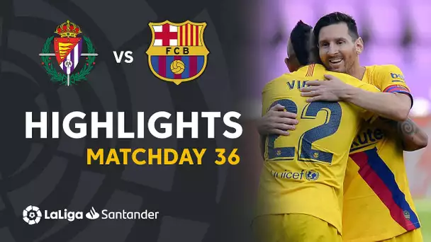 Highlights Real Valladolid vs FC Barcelona (0-1)