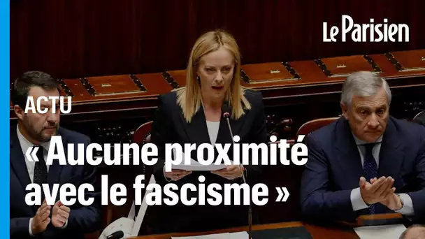 Italie : Giorgia Meloni nie toute «sympathie» ou «proximité» avec le fascisme