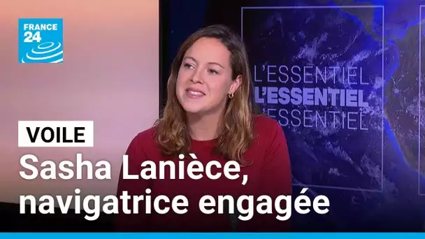 Voile : la navigatrice engagée Sasha Lanièce au départ de la Transat Café l'Or • FRANCE 24