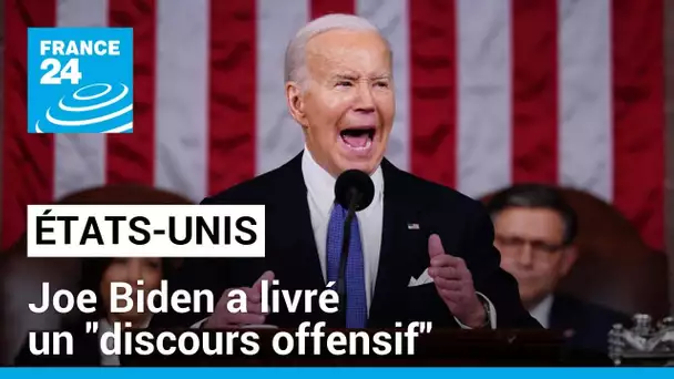 Discours sur l'état de l'Union : Joe Biden a livré un "discours offensif" • FRANCE 24