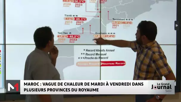 Maroc : Vague de chaleur de mardi à vendredi dans plusieurs provinces du Royaume